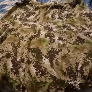 Two tone light brown and dark brown skirt